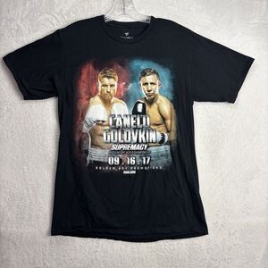 Fanatics Shirt Men M Canelo Alvarez Golovkin Middleweight Champ Boxing 09.16.17